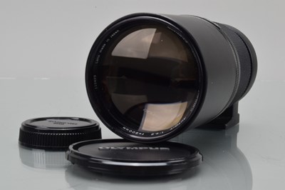 Lot 516 - An Olympus OM F Zuiko 300mm f/4.5 Lens