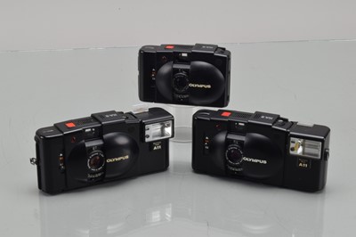 Lot 534 - Three Olympus XA 2 Compact Cameras