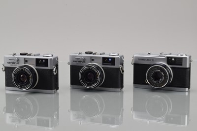 Lot 535 - Three Olympus Compact Cameras