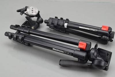 Lot 539 - Two Manfrotto Tripods