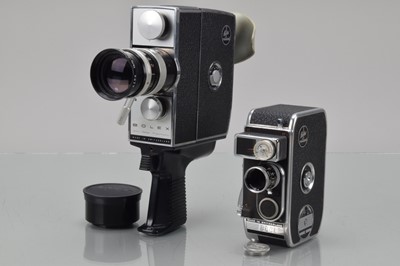 Lot 548 - Two Bolex 8mm Cine Cameras