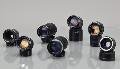 Lot 560 - A Group of Asahi Pentax Takumar Lenses