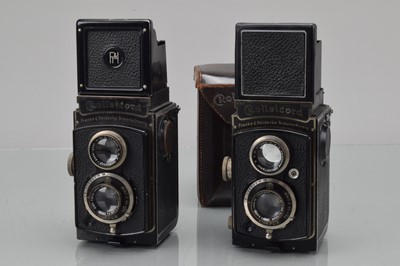 Lot 593 - Two Rolleicord I TLR Cameras