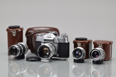 Lot 604 - A Voigtländer Bessamatic Deluxe SLR Camera