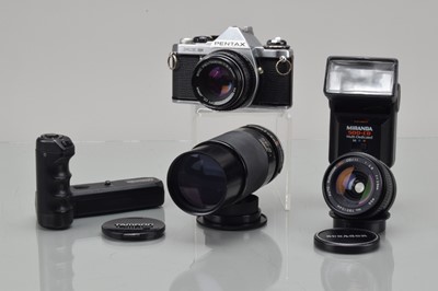 Lot 641 - A Pentax ME Super SLR Camera