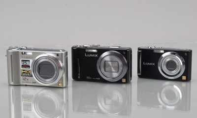 Lot 646 - Three Panasonic Lumix Digital Cameras