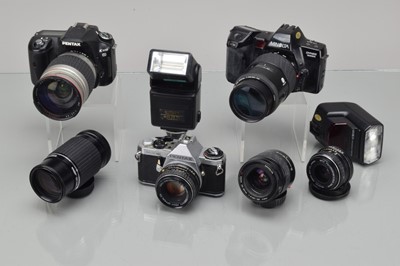 Lot 647 - SLR Cameras and Lenses