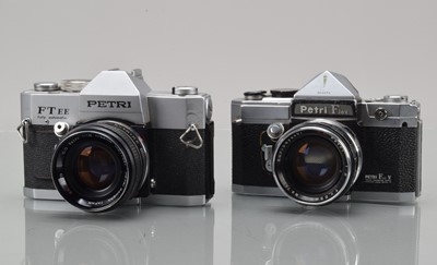 Lot 653 - Two Petri SLR Cameras