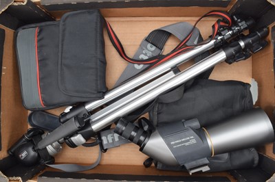 Lot 663 - A Kenko Spotting Scope and Binoculars