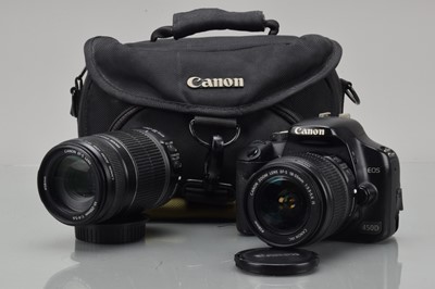 Lot 669 - A Canon 450D DSLR Camera