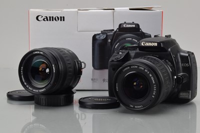 Lot 679 - A Canon EOS 400D DSLR Camera