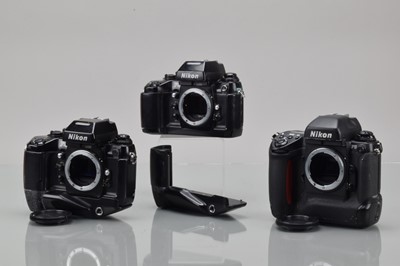 Lot 702 - Three Nikon SLR Camera Bodies