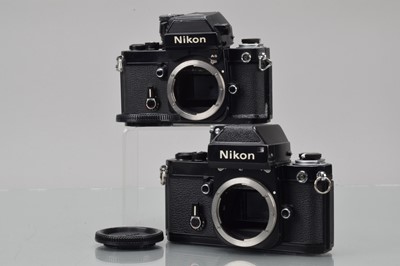 Lot 703 - Two Nikon F2 SLR Camera Bodies