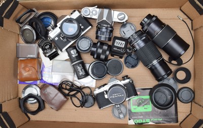 Lot 709 - Three SLR Cameras