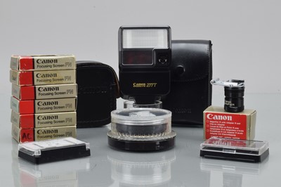 Lot 726 - Canon FN Accessories