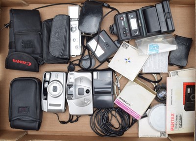 Lot 730 - Compact Cameras and Accessories