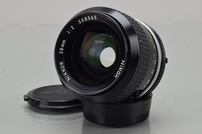 Lot 737 - A Nikon Nikkor 28mm f/2 Ai Lens