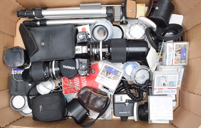 Lot 739 - A Nikon EM SLR Camera and Accessories