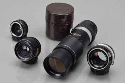 Lot 752 - A Group of SLR Lenses