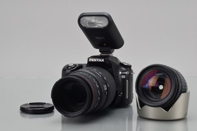 Lot 753 - A Pentax K100 D DSLR Camera