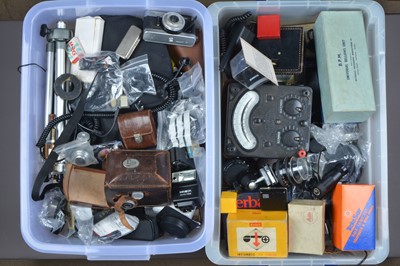Lot 143 - Two Boxes of Camera Related Accessories