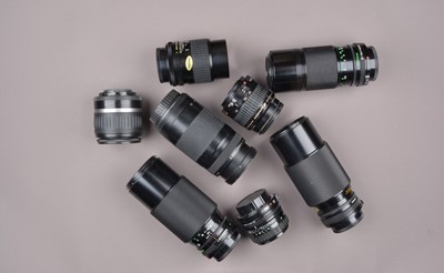 Lot 150 - A Group of Canon and for Canon Lenses