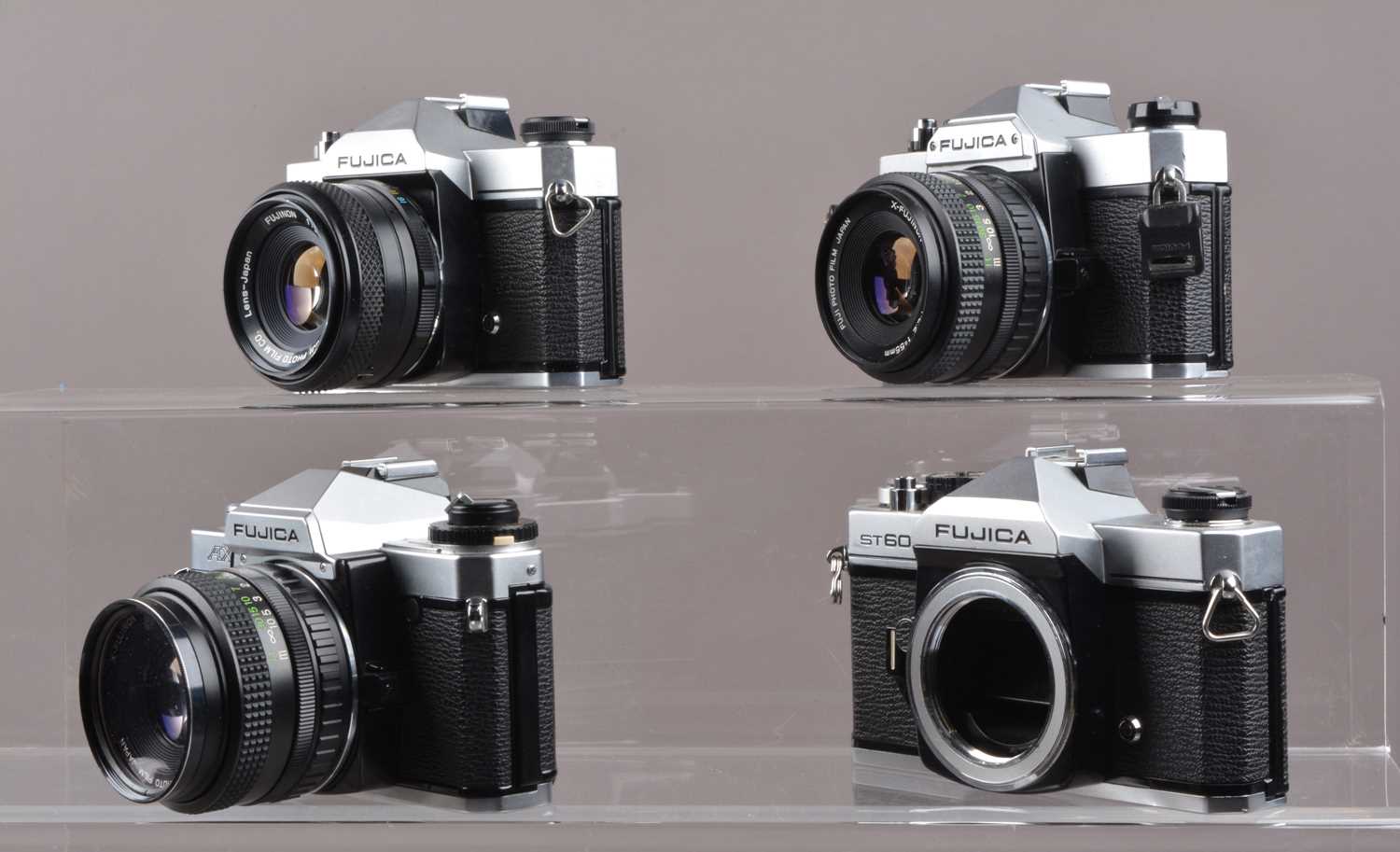 Lot 160 - Four Fujica SLR Cameras