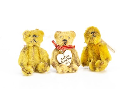 Lot 181 - Three post-war miniature Schuco Teddy Bears