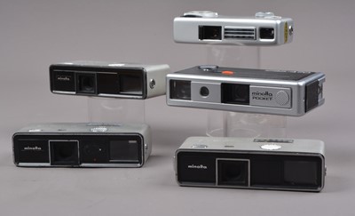 Lot 176 - Five Minolta Subminiature Cameras