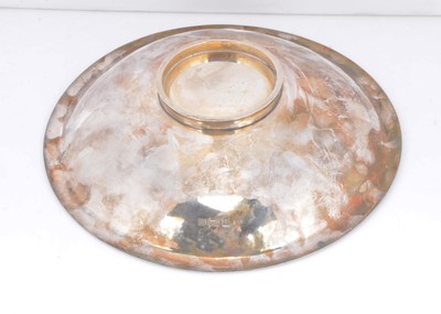 Lot 401 - A 1970s silver dish by Alan Charles Stephens
