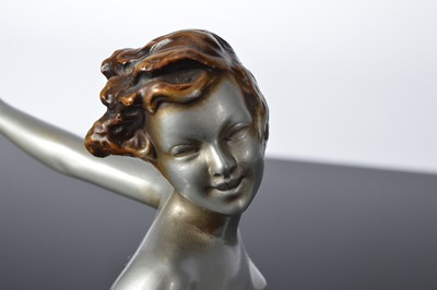 Lot 428 - An Art Deco bronze figure of a female dancer after Josef Lorenzl