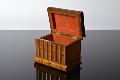 Lot 438 - An early 20th century Sorrento wooden puzzle box