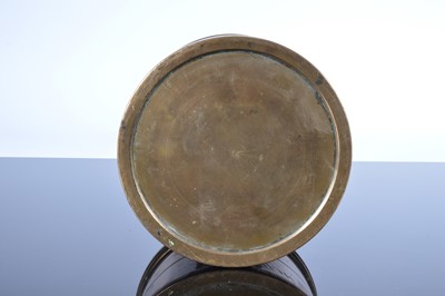 Lot 439 - A late Georgian period bronze one gallon measure