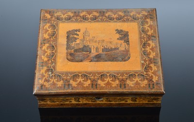 Lot 442 - A Victorian Tunbridge Ware work box