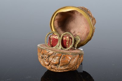 Lot 445 - A Victorian period walnut etui