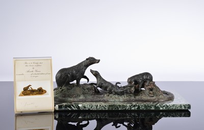 Lot 469 - A 1980s limited edition bronze sculpture by Annette Yarrow