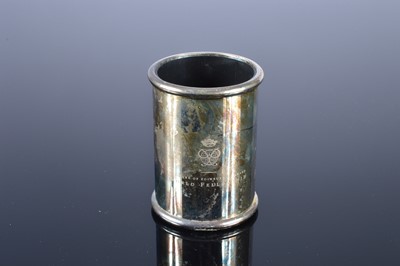 Lot 505 - A collection of twenty modern silver plated pen pots from the Duke of Edinburgh Awards