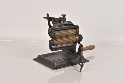 Lot 2 - An American 'Crown' Fluting/Crimping Machine