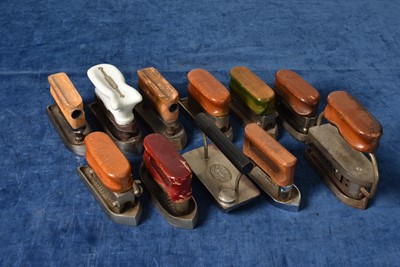 Lot 6 - A collection of various Travel Irons