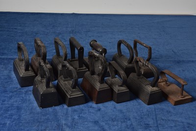 Lot 24 - A large collection of Flat Irons