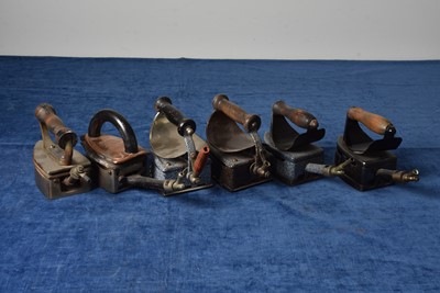 Lot 36 - An assortment of Gas Irons