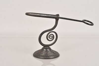 Lot 68 - An early 19th Century British Wrought Iron Goffering Iron