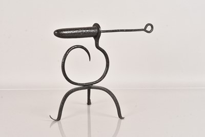 Lot 70 - A British Wrought Iron Goffering Iron