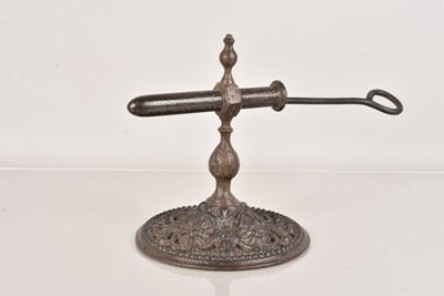 Lot 74 - A wrought iron Goffering Iron