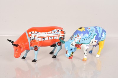 Lot 83 - Two Cow Parade Collectable Ceramic Figures