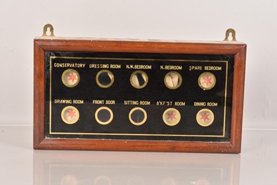 Lot 85 - A Servant's Bell Board