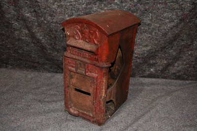 Lot 94 - A Scarce cast iron George VI Lamp Post mounted Letter Box