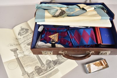 Lot 111 - A collection of Masonic items