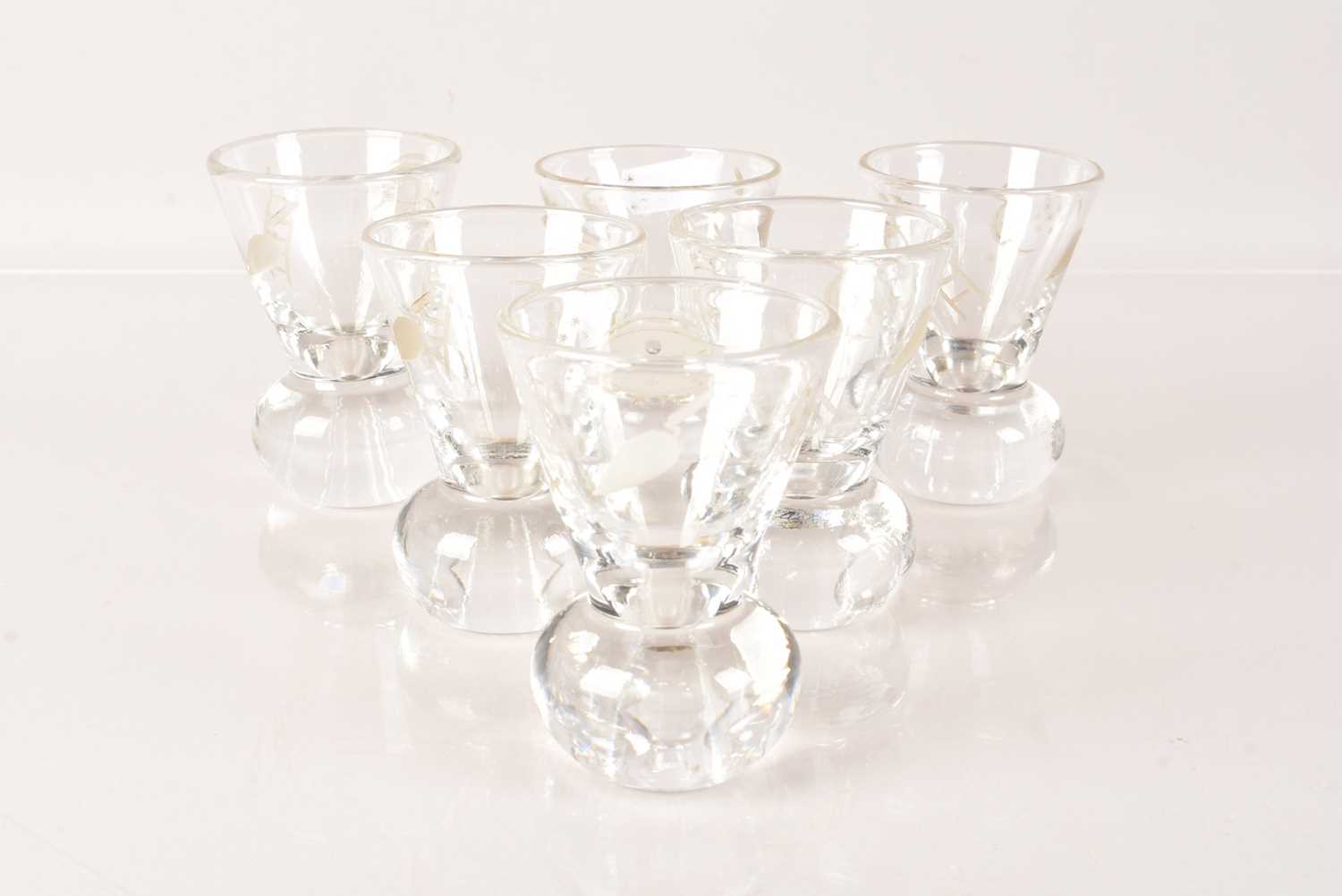 Lot 119 - A group of six Masonic Firing Glasses