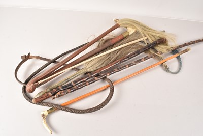 Lot 124 - A small collection of Riding Crops and sticks